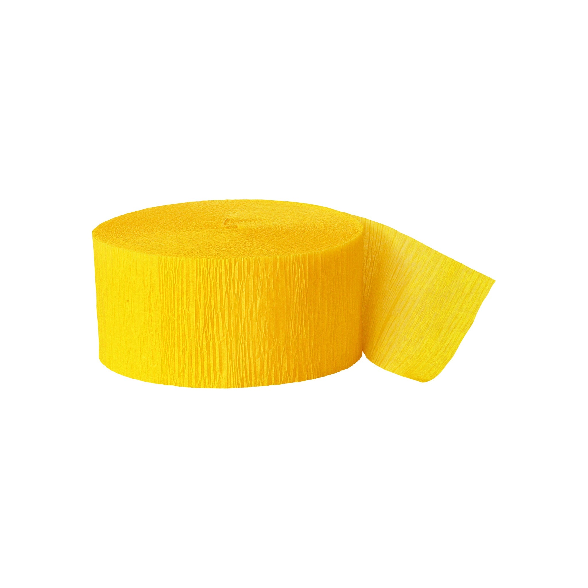Crepe Streamer Yellow